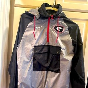 Men’s S Nike UGA Half Zip windbreaker/rain coat